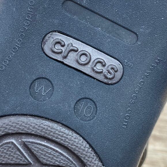 Crocs Isabella Brown Strappy Jelly Sandals Women's Size 10 Comfort Slip On Flats - Picture 8 of 8